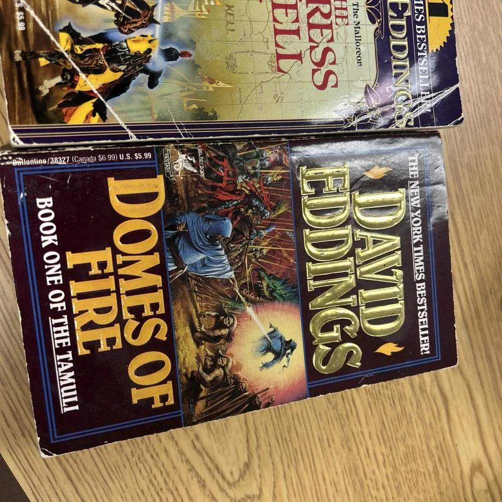 David Eddings Lot Of 6 Paperbacks Fantasy, Science Fiction, Adventure de1